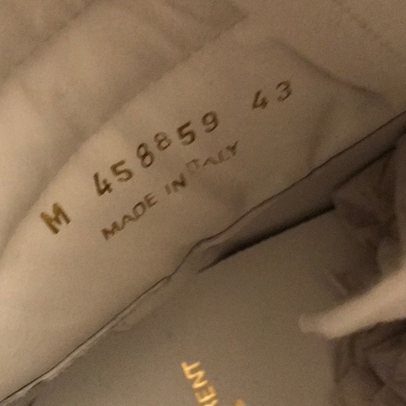 ❌SOLD❌Saint Laurent SL-10h high top sneakers size 10.5 - Picture 10 of 15